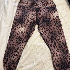 Athleta Leopard print yoga pants